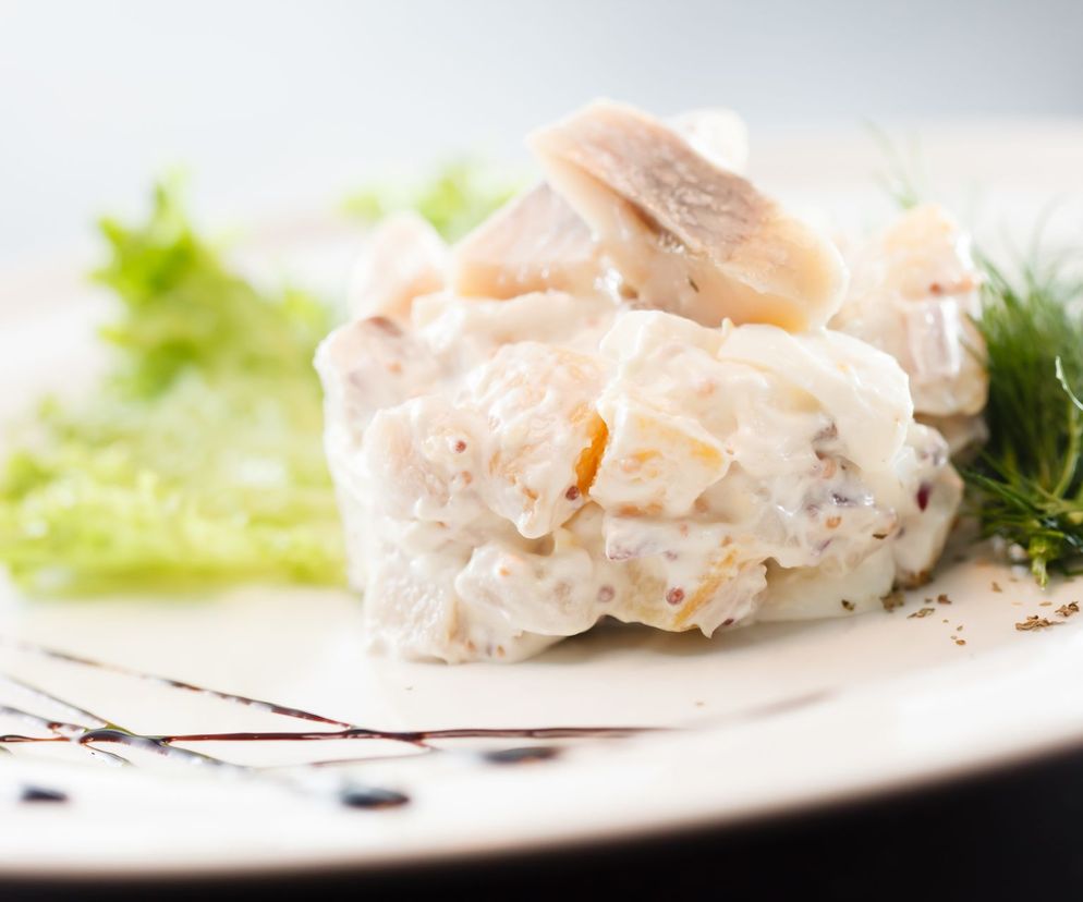 Śledzie pod pierzynka bez buraków