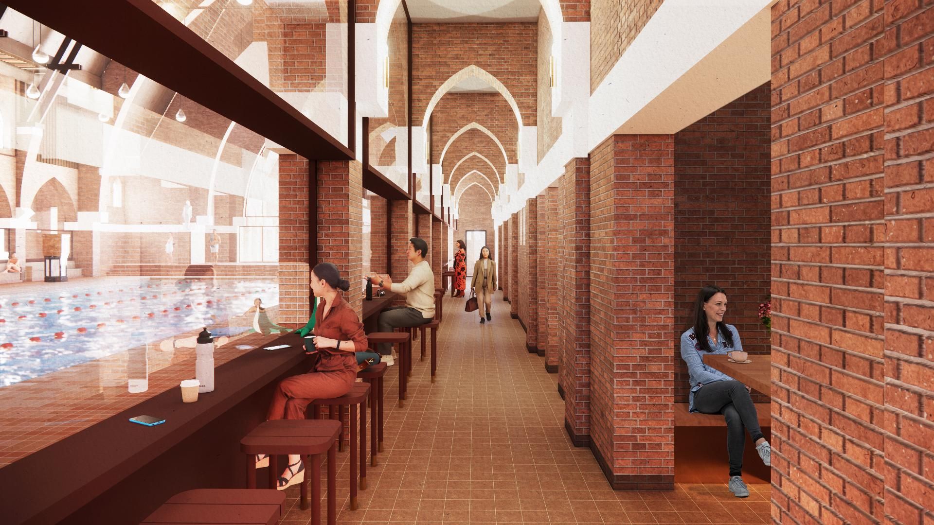 "Holy Water" - kościół zamieniony w basen w Heerlen, Holandia 