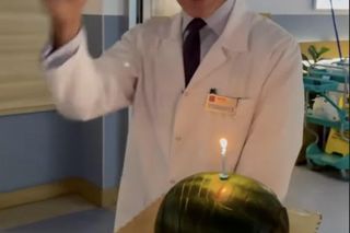 Na dobre i na złe na planie. Falkowicz (Michał Żebrowski)