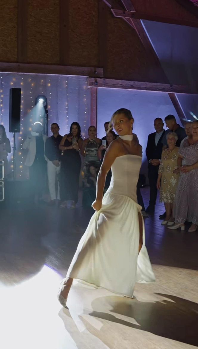 Nie tylko Wersow, ale też jej tancerka wzięła ślub! Pokazała magiczny pierwszy taniec