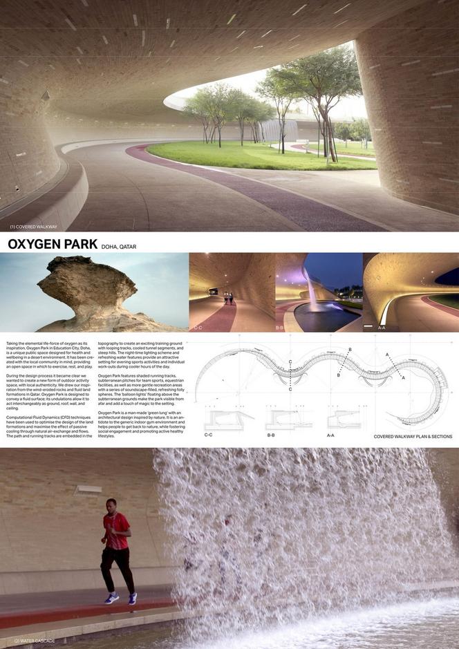 Oxygen Park – kompleks sportowy i przestrzeń publiczna w Dosze