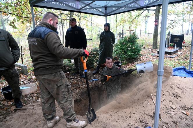 Ekshumacja Zygmunta Michalskiego, więźnia obozu koncentracyjnego