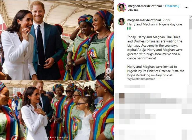 Wszystkie stylizacje Meghan Markle z podróży do Nigerii