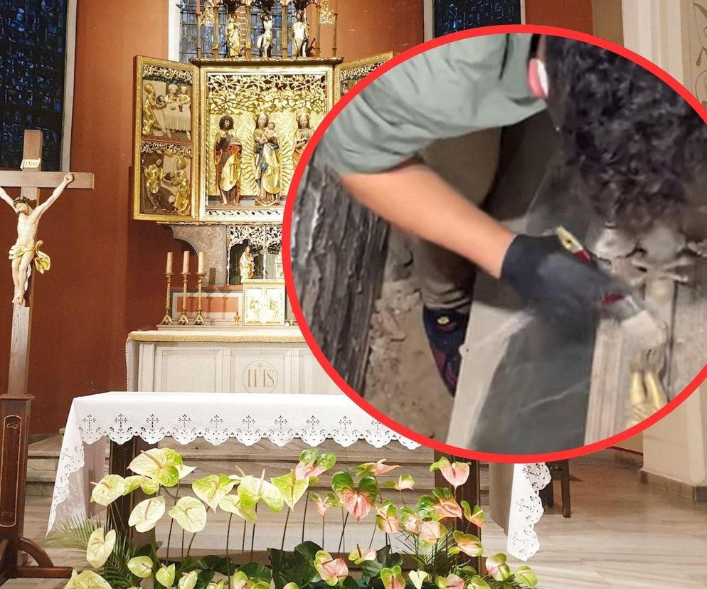 Szklana trumna z XIX wieku pod posadzką poznańskiej świątyni