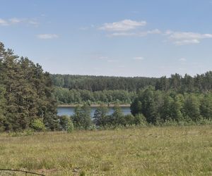 To jezioro w Olsztynie ma niezwykle czystą wodę. Jest kilka dzikich plaż, które świecą pustkami