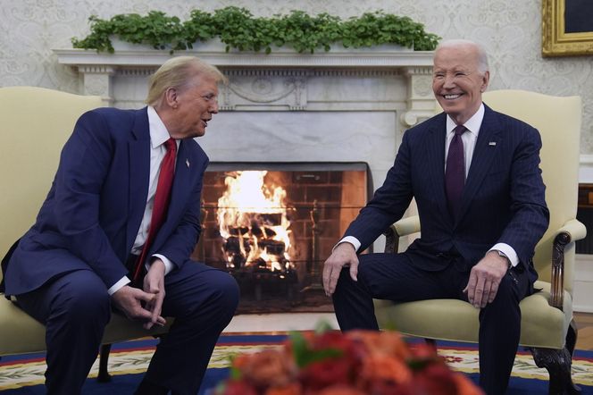 Trump przyjechał do Białego Domu! Plotki o Bidenie szaleją