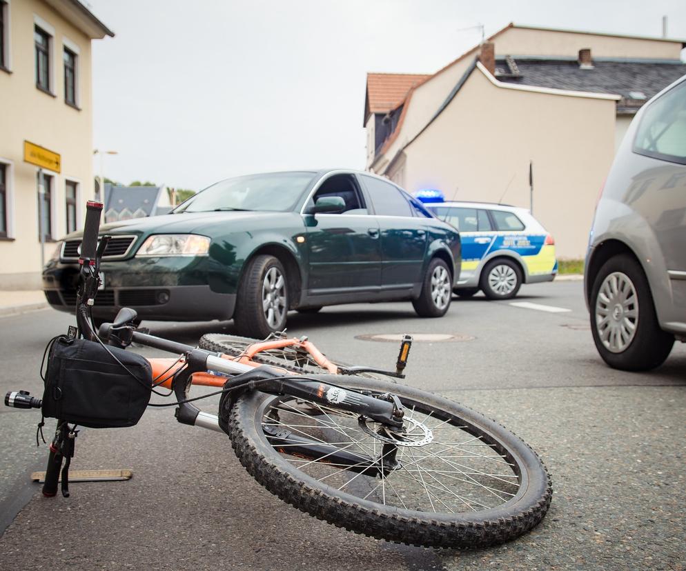 Wypadek na ul. Bieruńskiej w Tychach. Potrącono rowerzystę