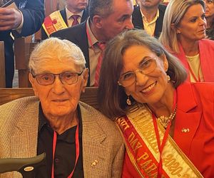 Karol Nawrocki z małżonką w USA. Tak przyjęto ich w Doleystown