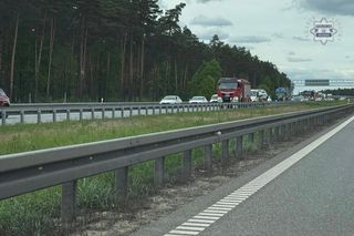 Wypadek na A1 w Śląskiem z udziałem 4 pojazdów. Jedna osoba trafiła do szpitala