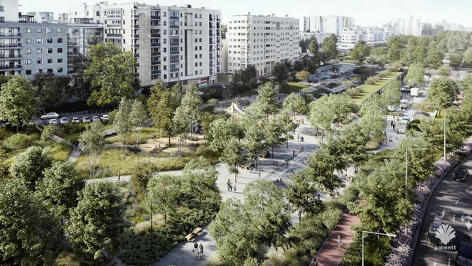 Park linearny na Ursynowie