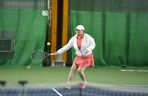 Katarzyna Niezgoda i ukochany rozgrzali kort! Spódniczka kusa, za to mimika na bogato