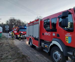 Wypadek ciężarówki i dwóch osobówek w Wąchocku! W akcji grupa chemiczna ze Skarżyska