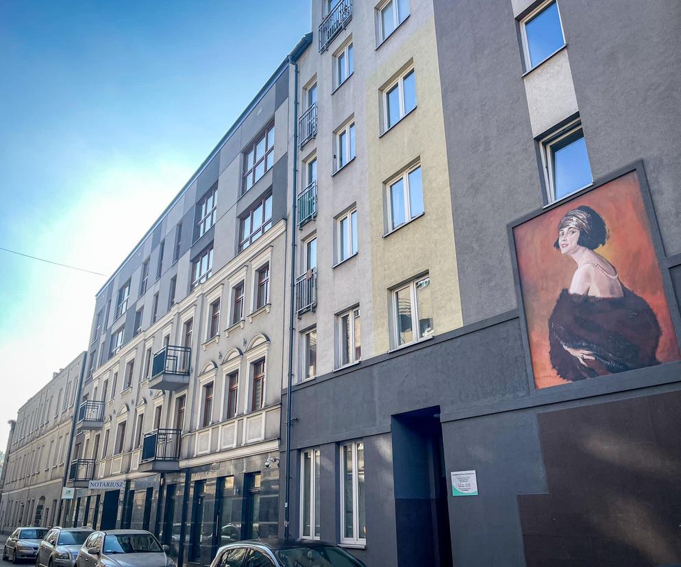 Nowy mural w Sosnowcu. Na budynku przy ul. Kołłątaja można podziwiać Polę Negri 