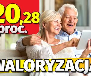 Waloryzacja 20,28 proc.