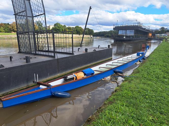 Fala kulminacyjna na Wiśle w Krakowie