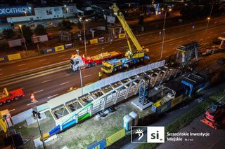 Kładka nad ulicą Struga