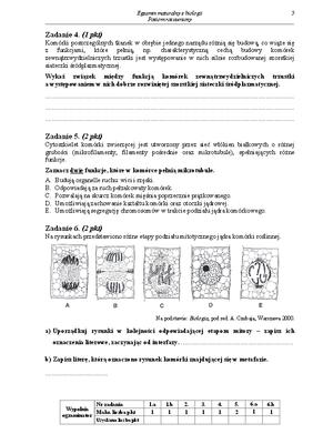 Arkusz biologia rozszerzony matura 2014