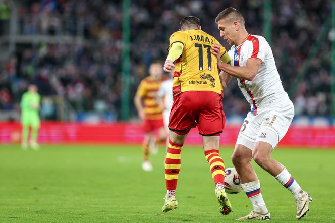 Górnik Zabrze - Jagiellonia Białystok, zdjęcia kibiców i zawodników z meczu 13. kolejki PKO BP Ekstraklasy