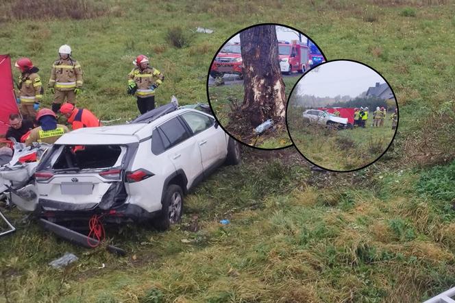 Śmiertelny wypadek pod Zgierzem! 34-latka leżała poza pojazdem 