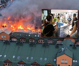 Pożar w Ząbkach. Wielkie poruszenie! Ludzie z całego miasta ruszyli z pomocą 