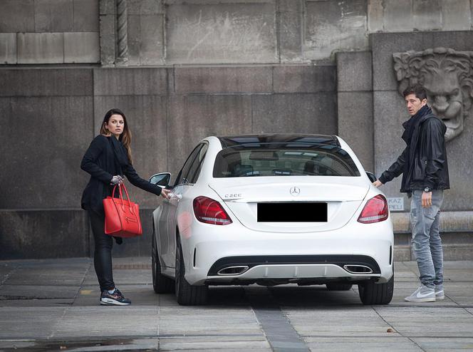 Robert i Ania Lewandowscy w Warszawie