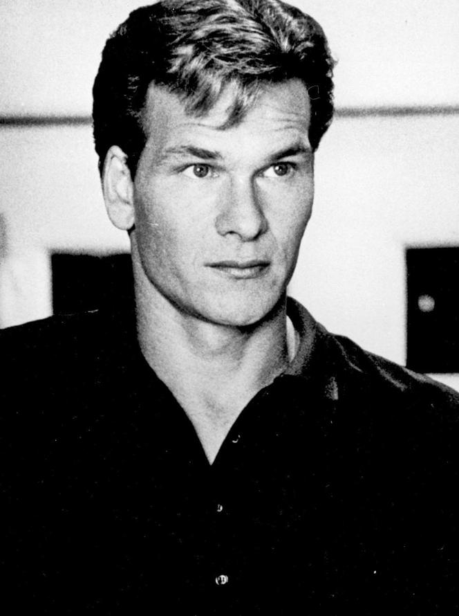 Patrick Swayze na planie "Uwierz w ducha" 