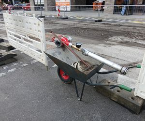 Przebudowa ul. Okrzei w Warszawie