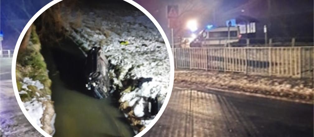 Koszmar pod Lublinem! Auto PEŁNE nastolatków dachowało w rzece! Mamy zdjęcia 