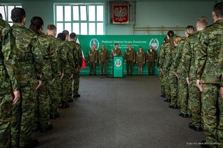 Ślubowanie nowych funkcjonariuszy Straży Granicznej