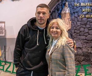 Lukas Podolski odwiedził kopalnię Bielszowice. Piłkarz zjechał 700 metrów pod ziemię