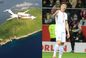 Takim samolotem Robert Lewandowski przyleciał na pożegnanie Grosickiego. Cena po prostu zwala z nóg, trudno zliczyć wszystkie zera!