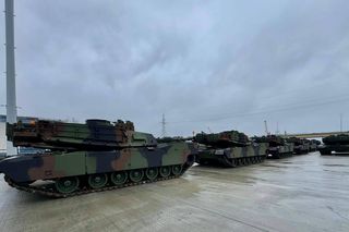 Czołgi w porcie w Gdyni