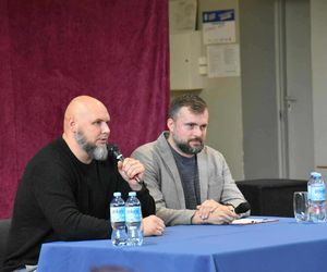 Dominik Dąbrowski spotkał się z młodzieżą III LO w Grudziądzu cz. I