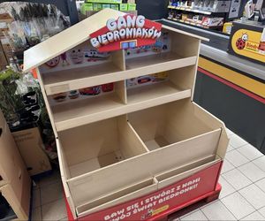 Puste półki po Gangu Biedroniaków