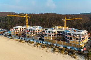 Międzyzdroje - budowa The Sea Resort tuż przy plaży