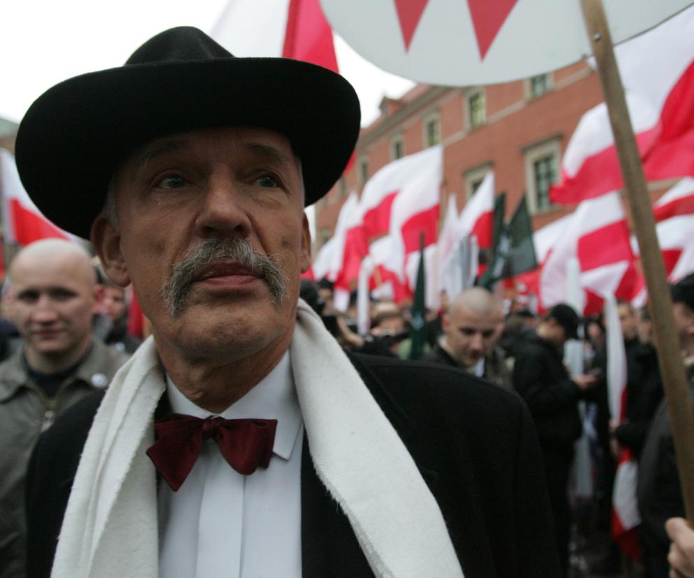 Janusz Korwin-Mikke skończył 80 lat. Tak się zmieniał