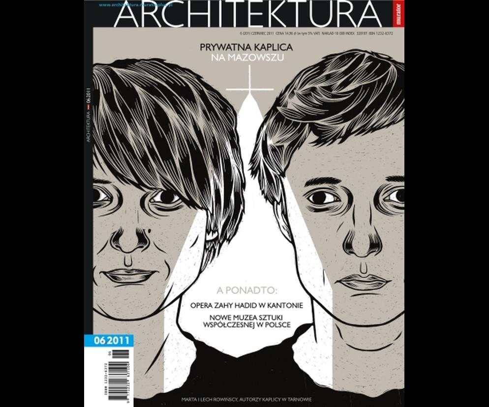 Okładka Miesięcznik Architektura 06/2011