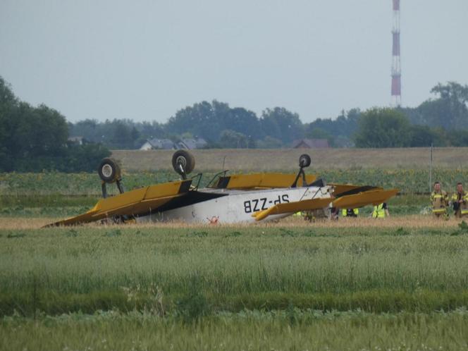 Podczas akcji rozbił się samolot gaśniczy 