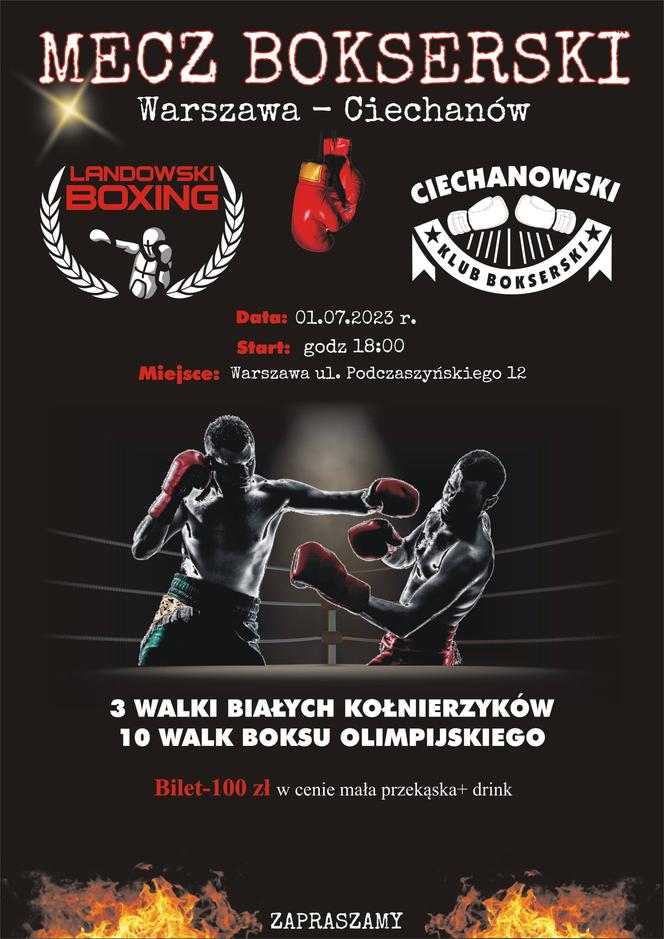 Landowski Boxing Night: Warszawa - Ciechanów
