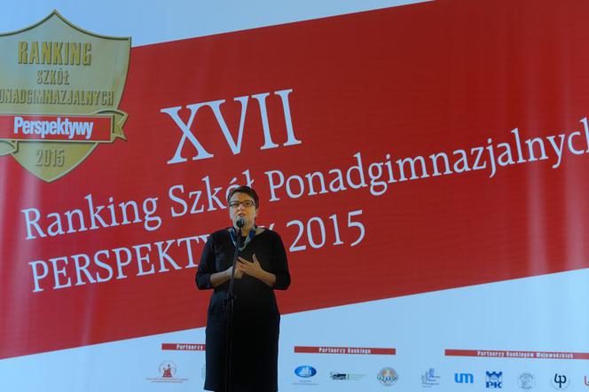 Matura 2015 - minister Joanna Berdzik