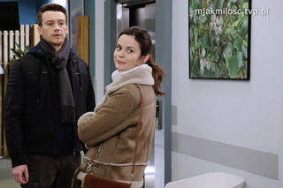 M jak miłość. Jakub Karski (Krzysztof Kwiatkowski), Kasia (Paulina Lasota)