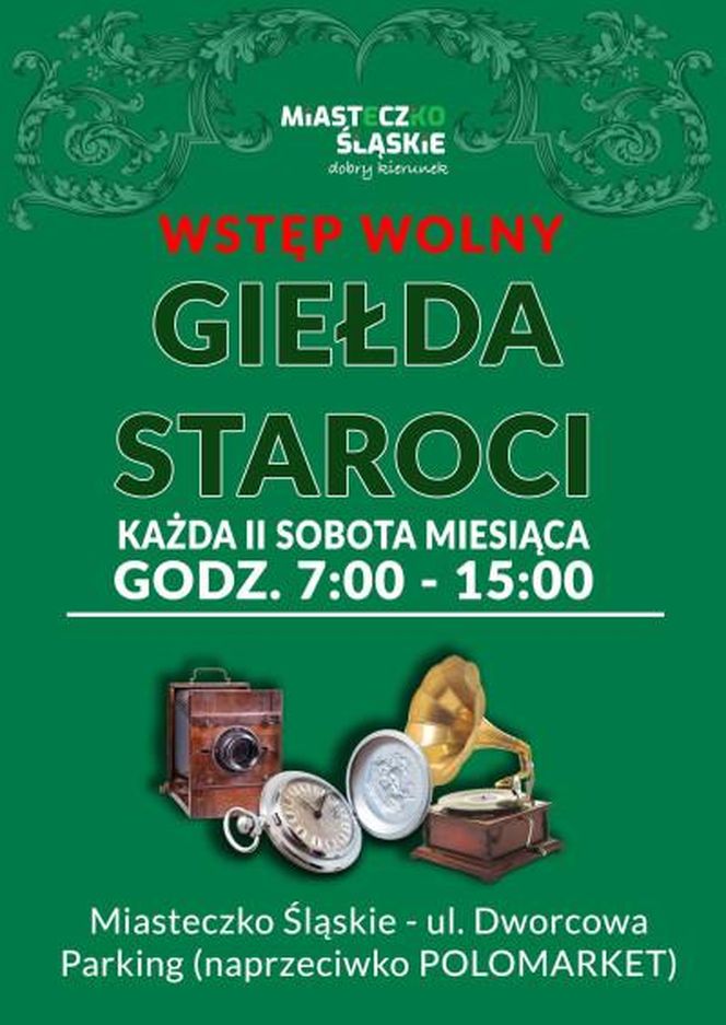 Giełdzie Staroci w Miasteczku Śląskim