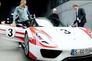 Maria Szarapowa i Mark Webber testują Porsche 918 Spyder - WIDEO