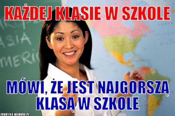 Memy o szkole