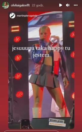 Igra Krefft (Ula w M jak miłość) jako Ofelia na festiwalu Męskie Granie