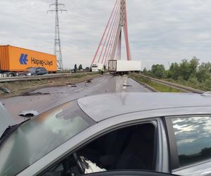 Gdańsk. Wypadek na moście wantowym nad Martwą Wisłą. Nie dało się utworzyć korytarza życia 