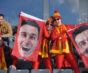 Korona Kielce - Jagiellonia Białystok. Zółto-czerwone derby w obiektywie