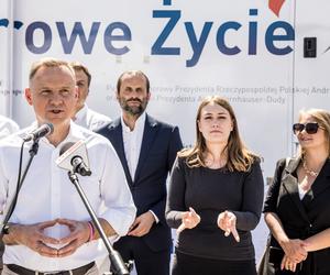 Andrzej Duda z niezapowiedzianą wizytą w Bochni