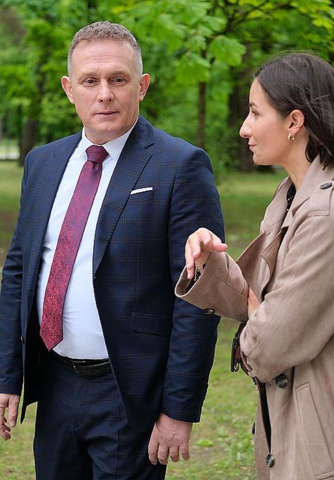 M jak miłość odc. 1883. Artur Rogowski (Robert Moskwa), Agnes (Amanda Mincewicz)