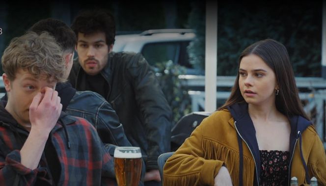 M jak miłość odc. 1878. Basia (Karina Woźniak), Kacper (Bartosz Ziewiec)